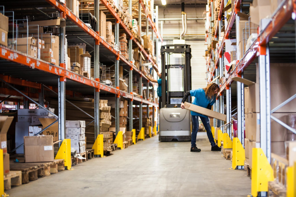 Worker in a Warehouse